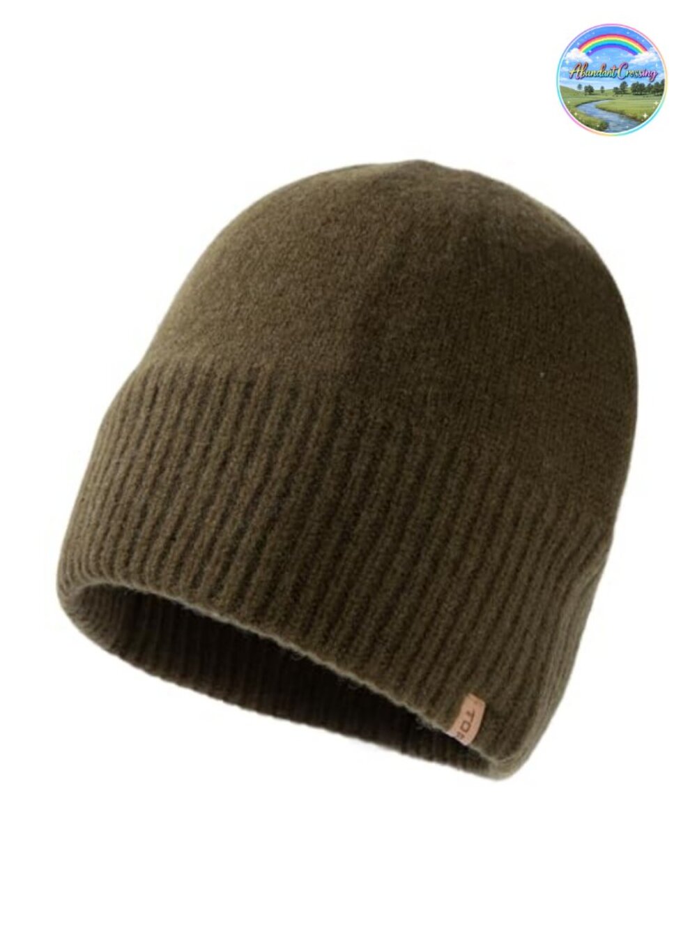 Merino Wool Beanie with Polartec Fleece Lining, Warm Winter Hat